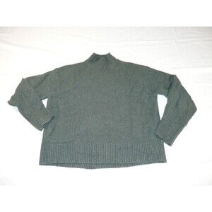 Uniqlo Soft Knitted Fleece Long Sleeve Turtle Neck Shirt Sweater Women's Small